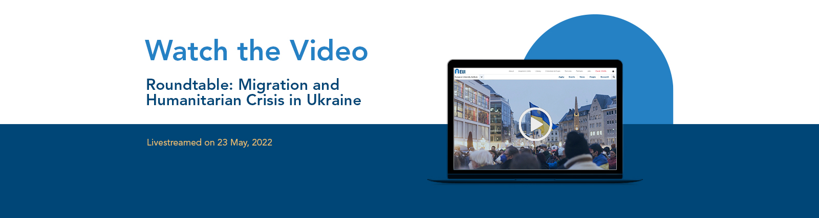 Permalink to:Watch the video of our roundtable on migration and humanitarian crisis in Ukraine