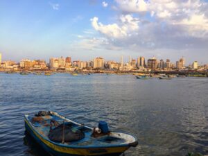 Photo: Gaza City port. Procter, 2018